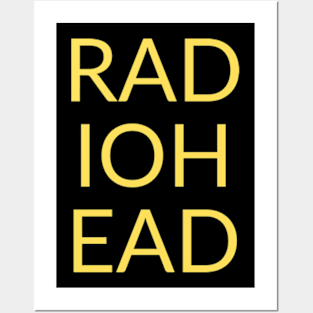 radiohead, rock, band, music Posters and Art